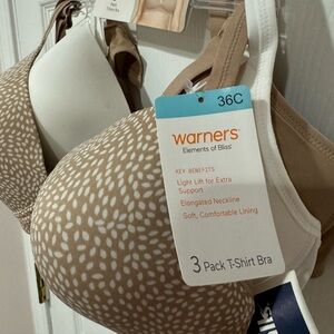 Warner’s Three Pack of Wireless Bras